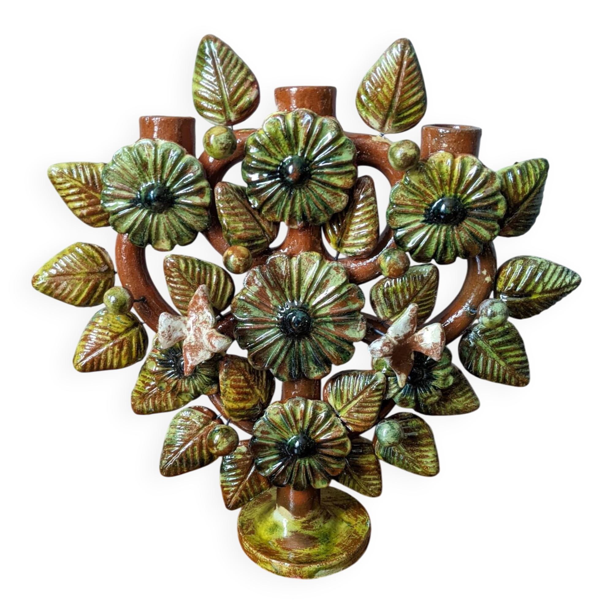 Chandelier artisanal arbre de vie Mexique
