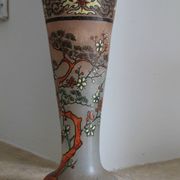 Legras glass cornet vase, "Spring" model (1900 - 1910)