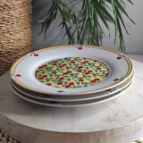 Cherry dessert plates