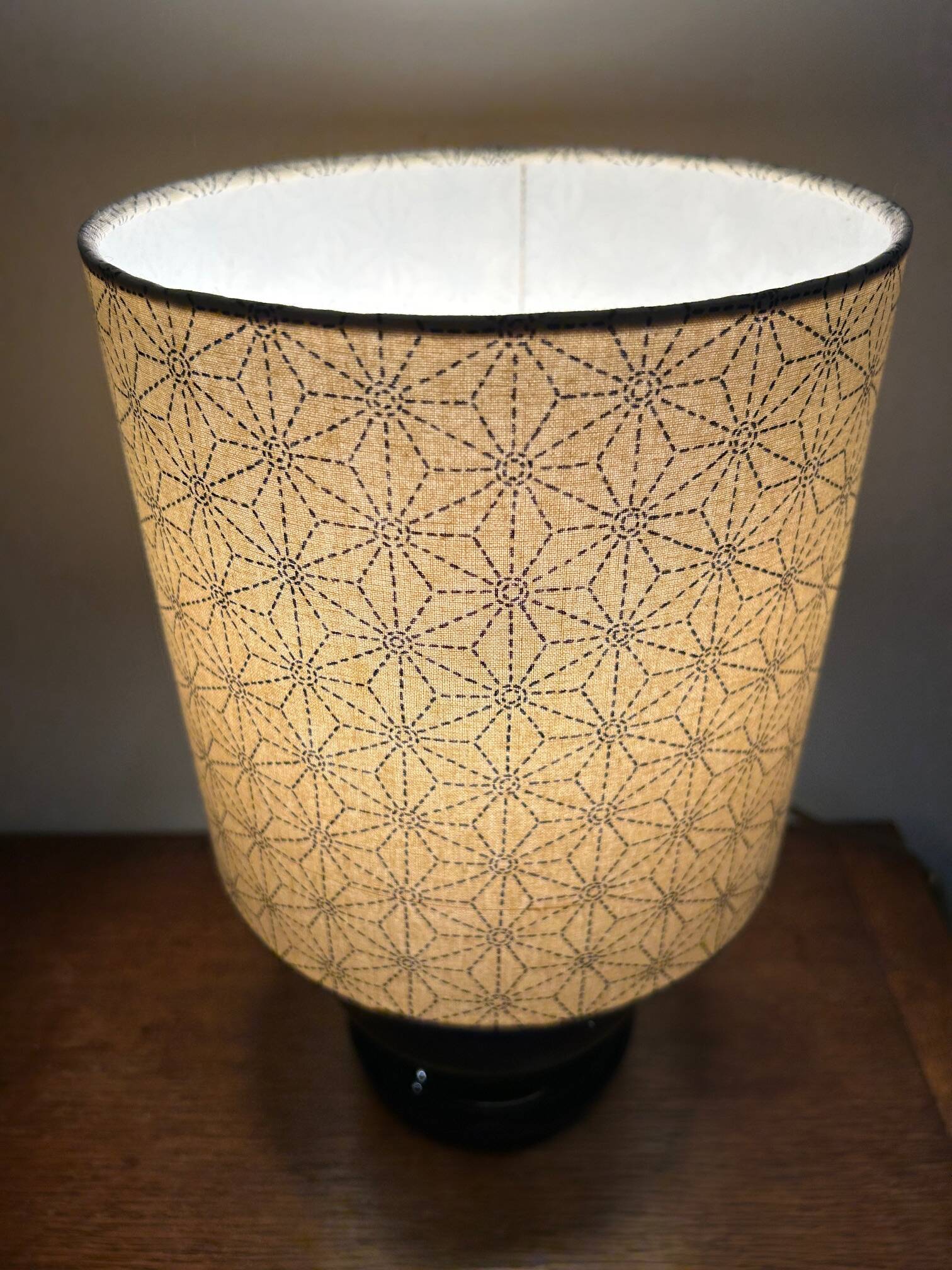 ceramic lamp from Magasins Réunis in Nancy