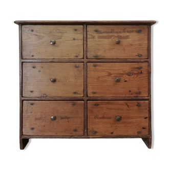 Old cabinet drawer 20-30s loom wood workshop