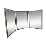 Barber mirror with painted decoration