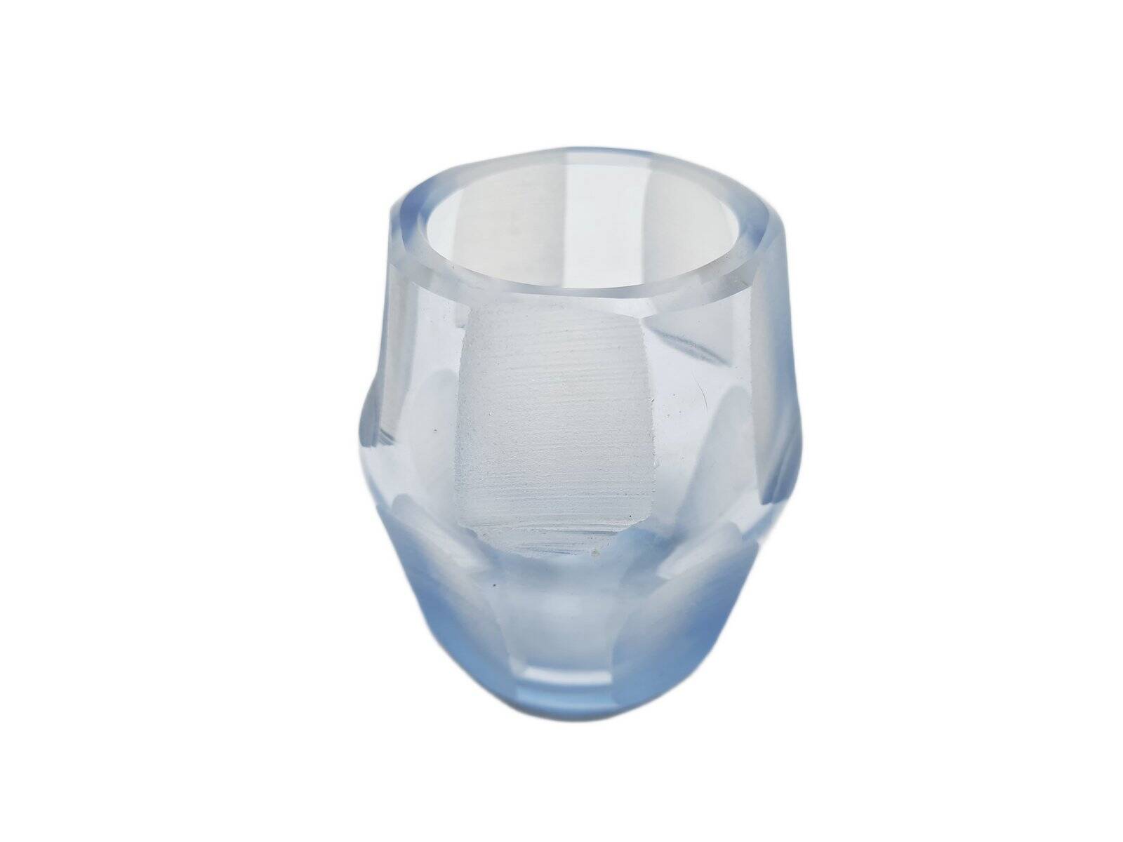 Postmodern crystal vase, Poland, 1950s