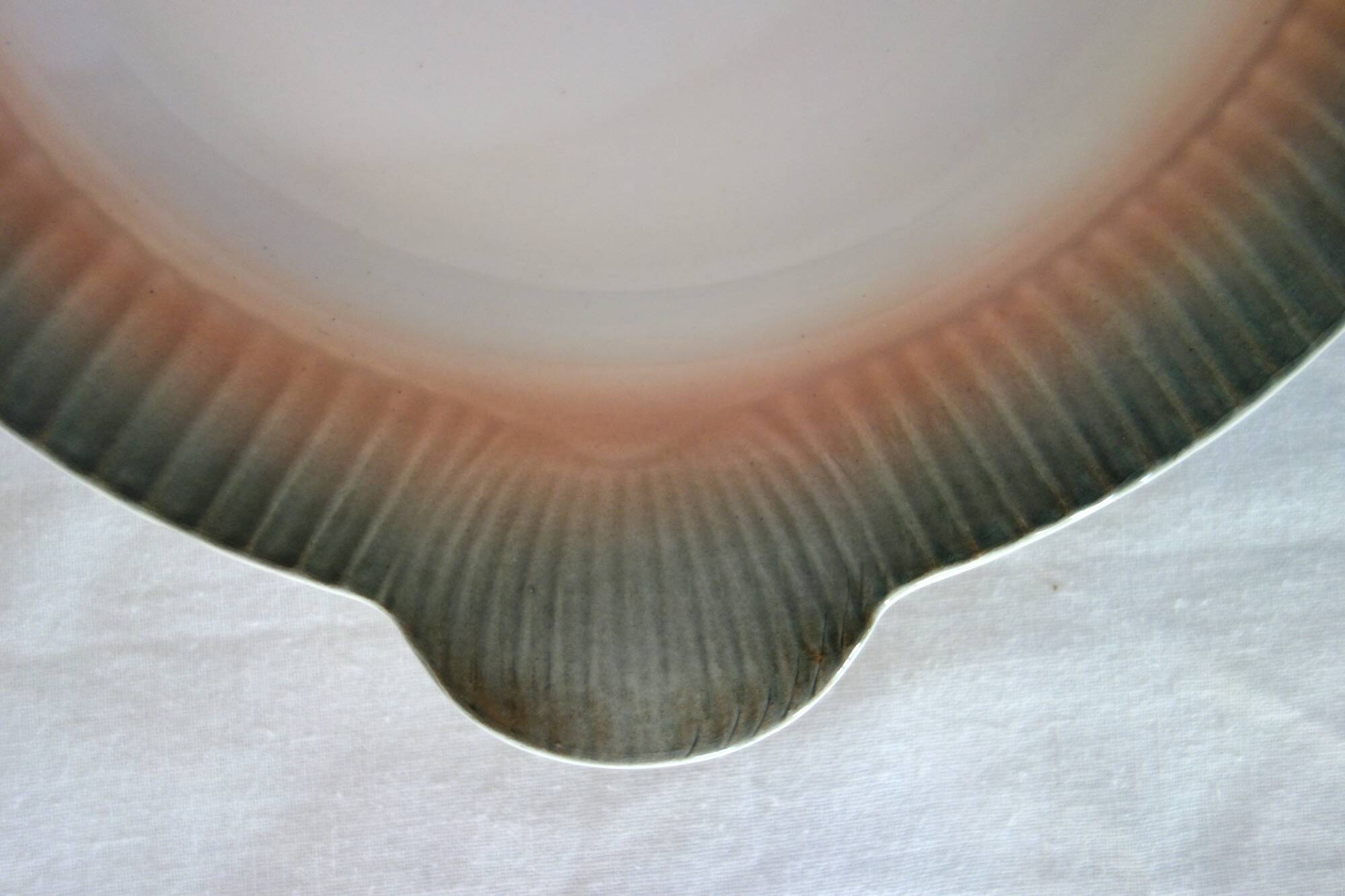 12 Digoin Sarreguemines fish plates from the 50s