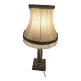 Empire column lamp in green onyx