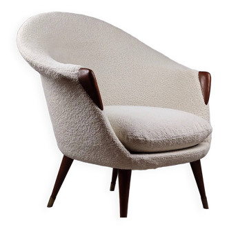 Fauteuil Beka restauré- Belgique 1960