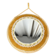 Miroir vintage jaune