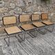 Lot de 4 chaises B32 et 2 fauteuils B64 Marcel Breuer