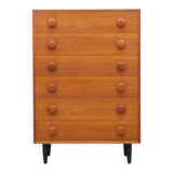 Commode danoise en teck, années 1960