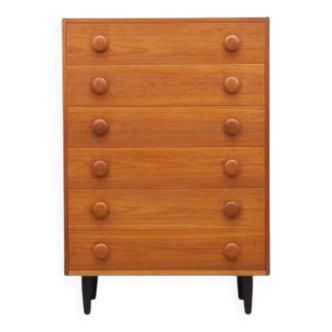 Commode danoise en teck, années 1960