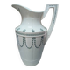 Opaque porcelain water jug from Gien: Terre de Fer Marie-Louise