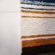 Tapis artisanal tissé main en coton recyclé