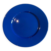 Plat de service Bleu vif Salins 31.5 cm