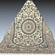 Persian Oriental Carpet NAÏN Wool and Silk: 3.20 X 2.10 Metres "Sardje Gallery"