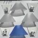 4x Artemide ‘Pergamo 38’ wall lights by Angelo Mangiarotti