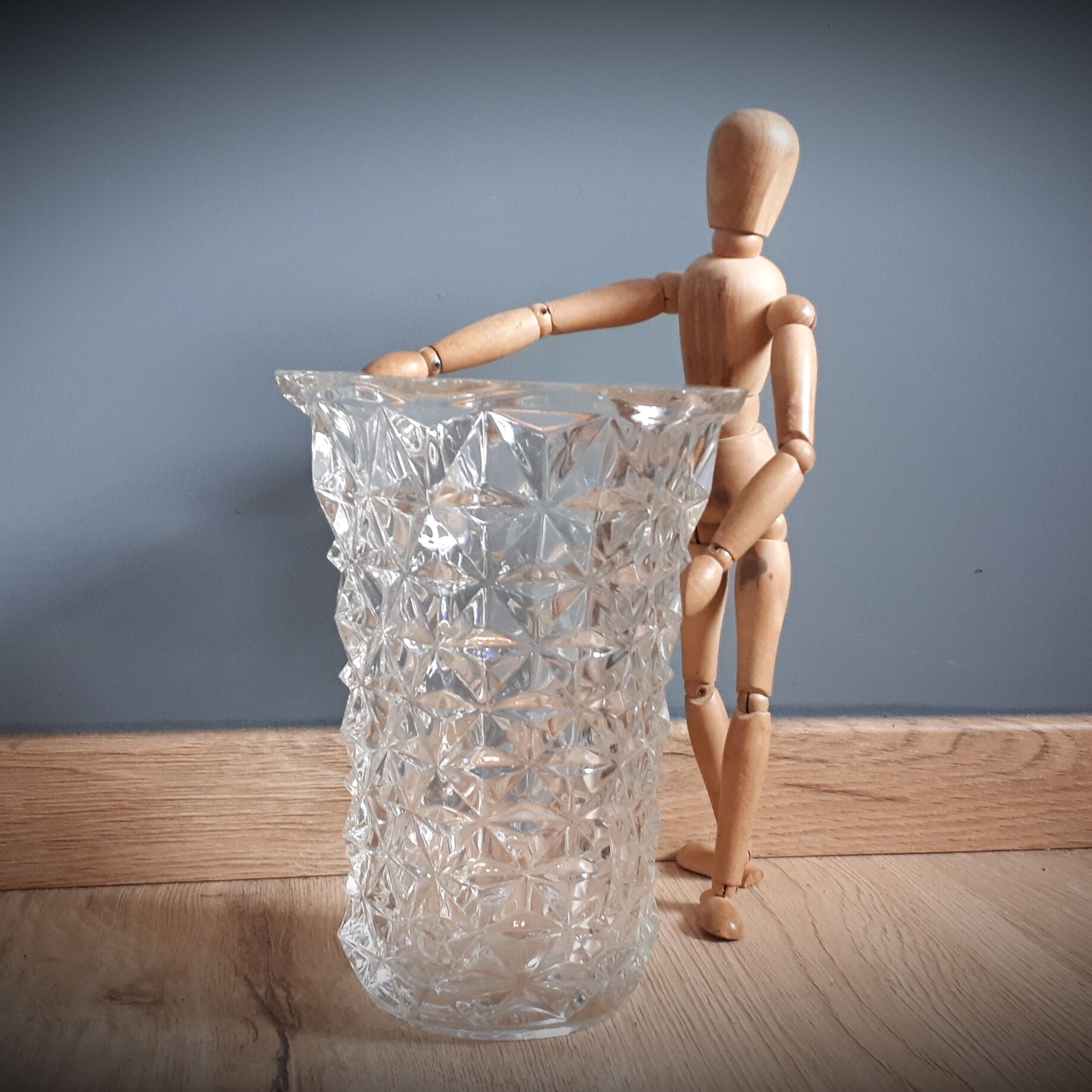 Moulded glass vase 2