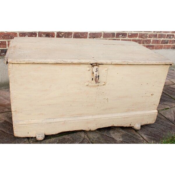 Vintage wooden trunk