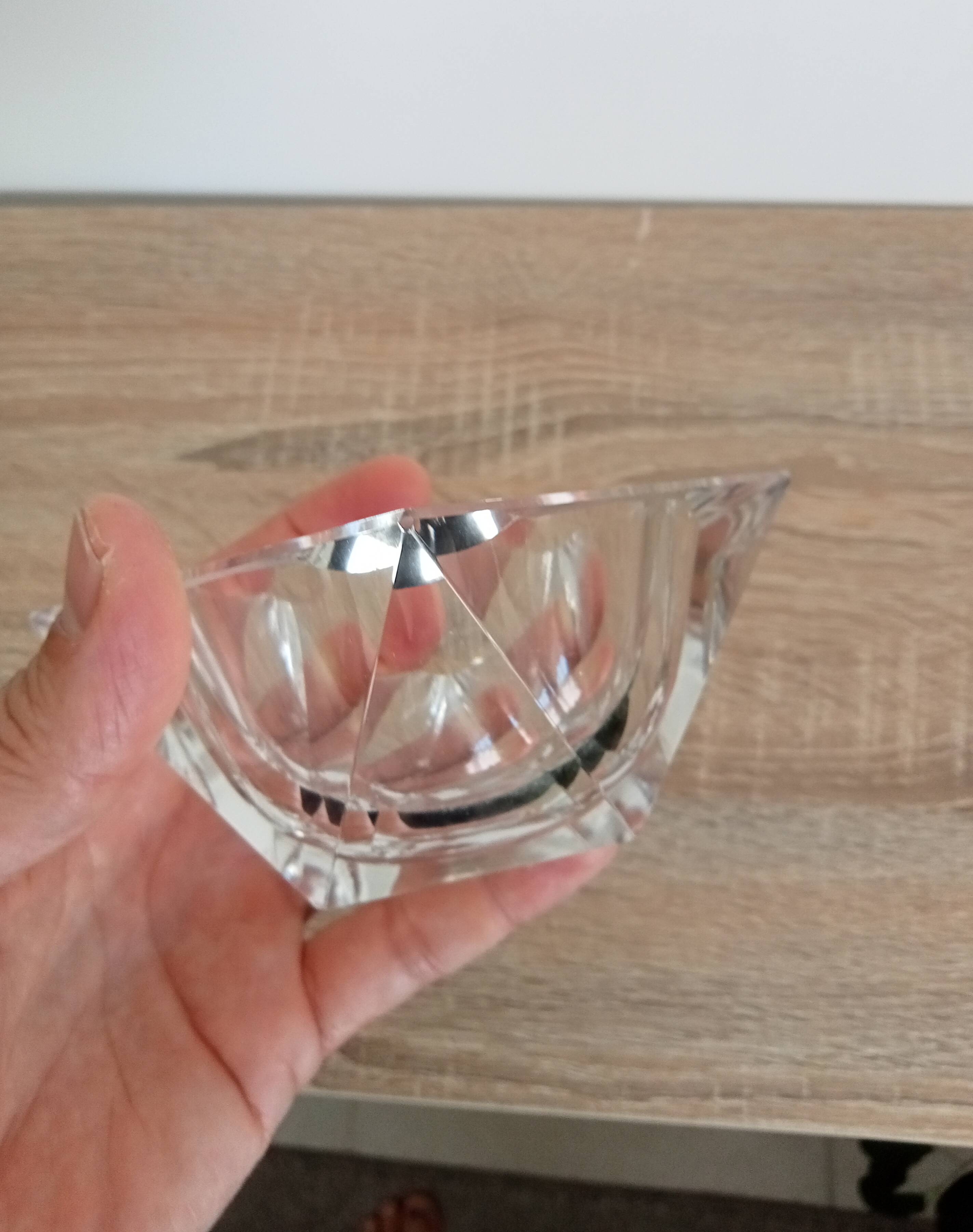 Vintage geometric ashtray