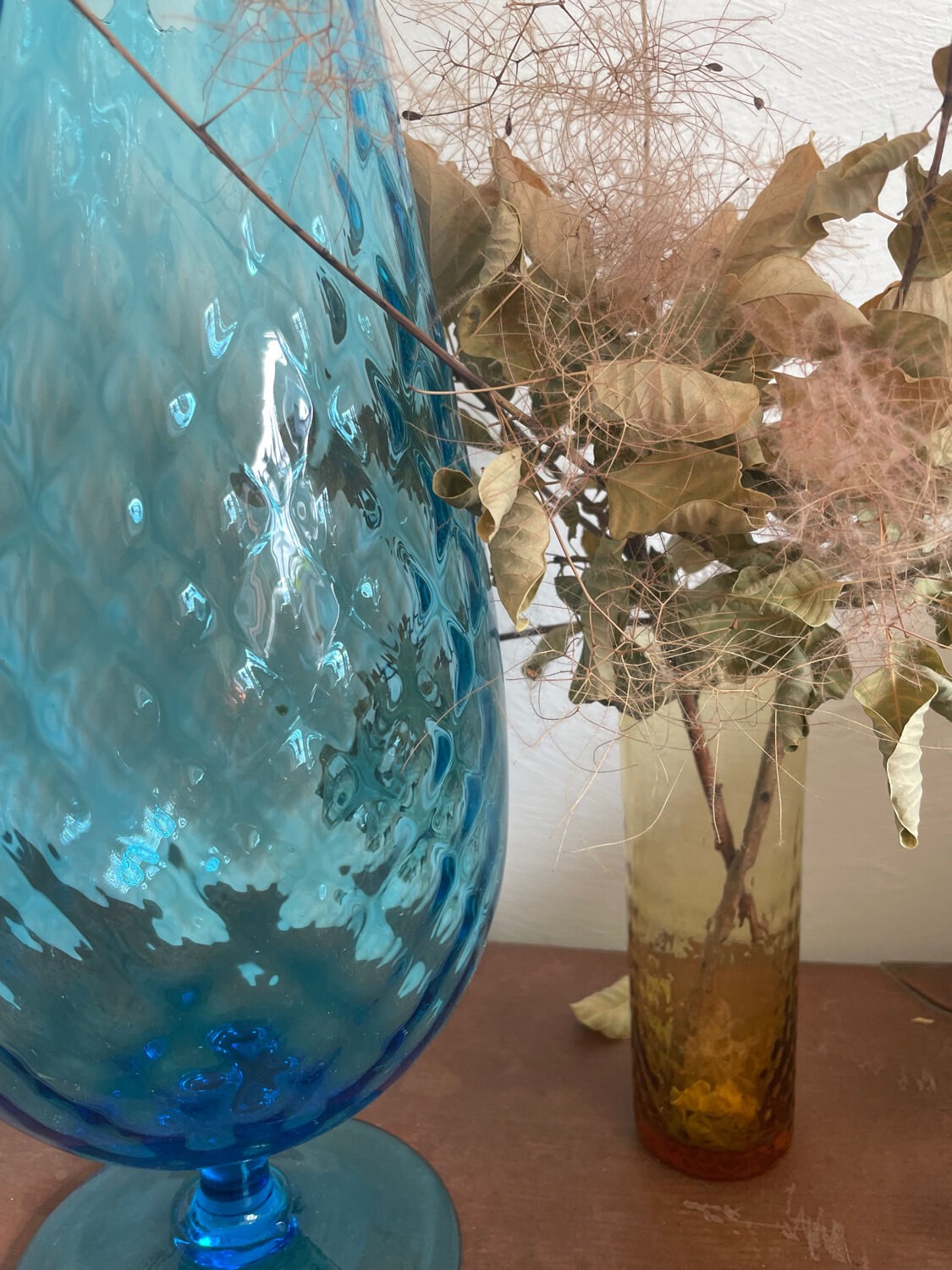 Vase sur pied italien