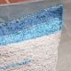 Housse de coussin artisanale en coton recyclé tissé main
