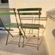 Paire de chaises pliantes de jardin