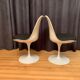 Paire de chaises Tulip modèle 151 conçue par Eero Saarinen, Knoll International, années 1950