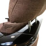 Fauteuil lounge Tecno avec structure en laque piano, 1970