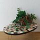 Unusual coffee table on three legs