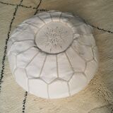 Leather Pouf