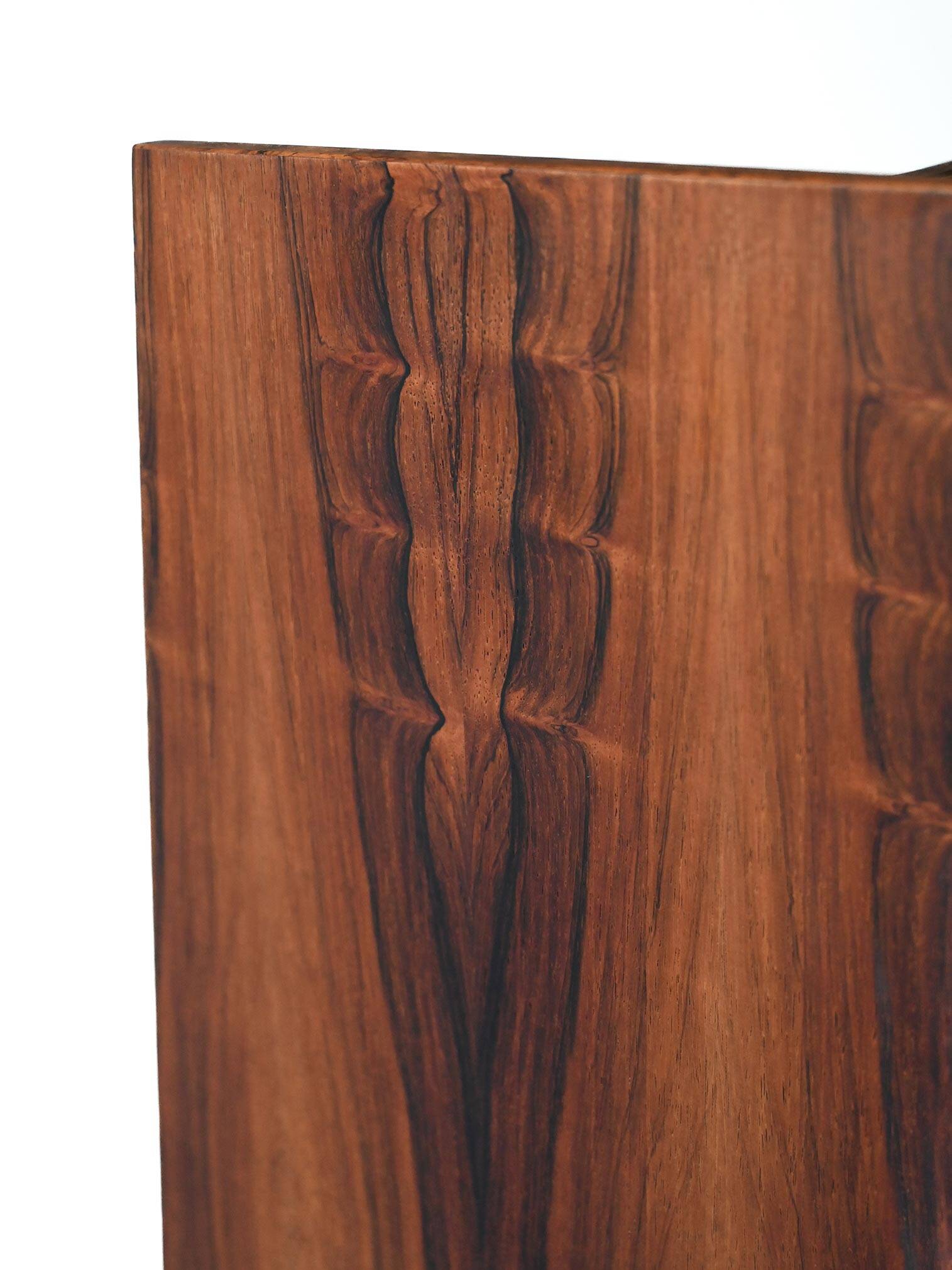 1960s Scandinavian Rosewood Magazine Rack