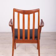 Mid Century Teak & Leather Dining Chairs by Leslie Dandy for G-Plan, 1960