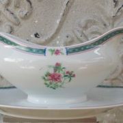 Saucière Limoges The Porcelain of the Unicorn Imperial China