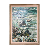 Painting Marine Rough seaside