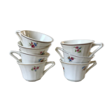 Set of 7 vintage coffee cups 50s