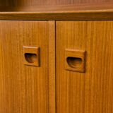 Buffet en teck avec étagère par Brouer Møbler, années 1960.