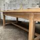 Solid oak farmhouse table