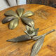 Bronze flower ashtray