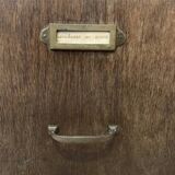 Wooden filing cabinet