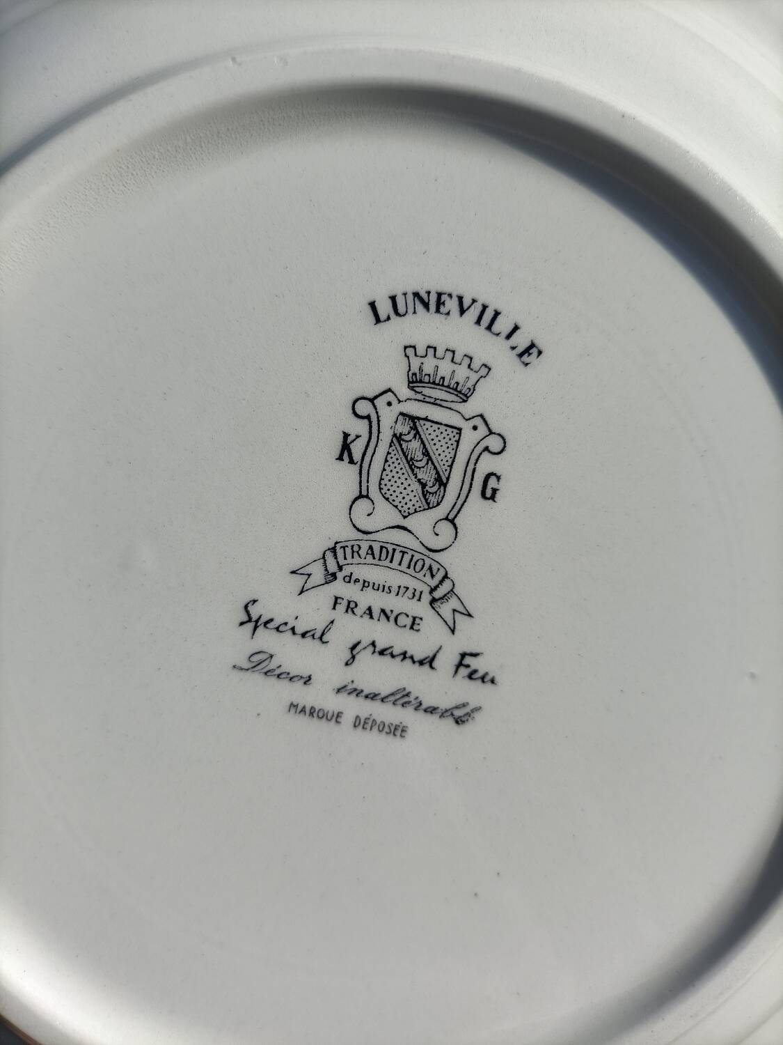 Plates - Lunéville - Grand Feu Special