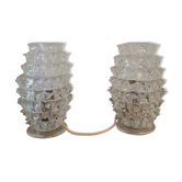 Glass lamp duo