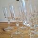 Service de 6 verres à eau en cristal ciselé