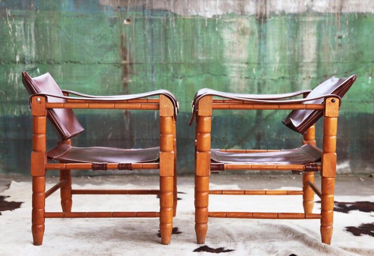 Mid-century chair pair