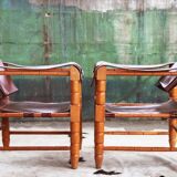 Mid-century chair pair