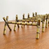 Lot de 6 repose couteau en laiton