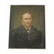 Antique Painting Portrait of a Man Signed Early 20th Century