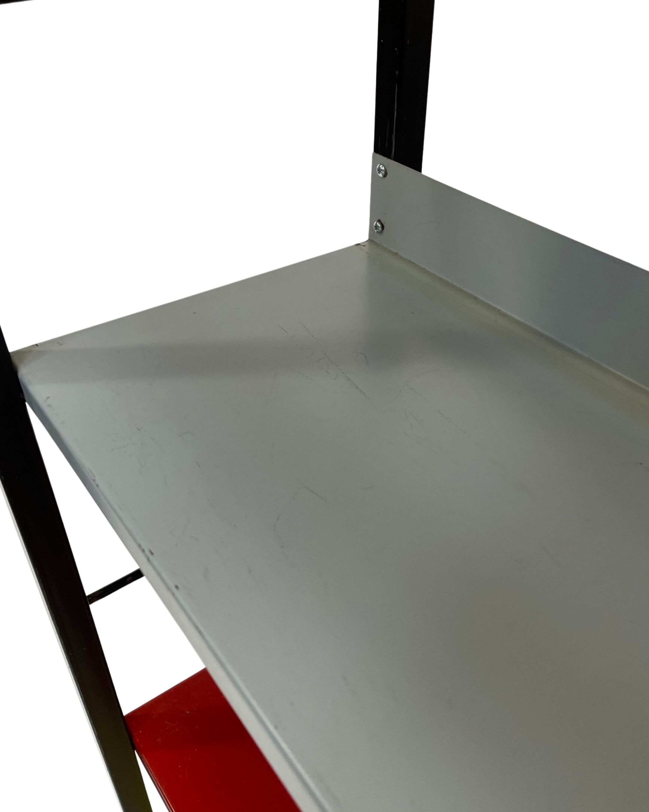 Small Tomado shelving unit in metal and several colours - 1960s Dutch Design