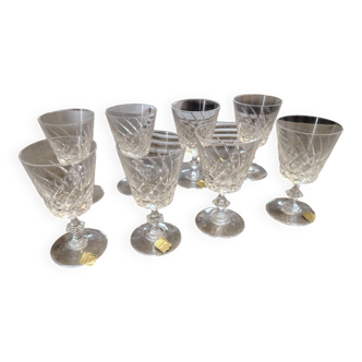 Vannes le Châtel crystal glasses