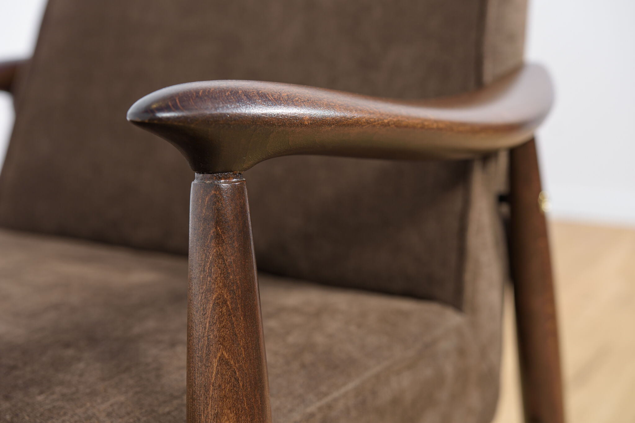 GFM-87 Armchairs by Juliusz Kedziorek for Gościcińskie Furniture, 1960s, Set of 2