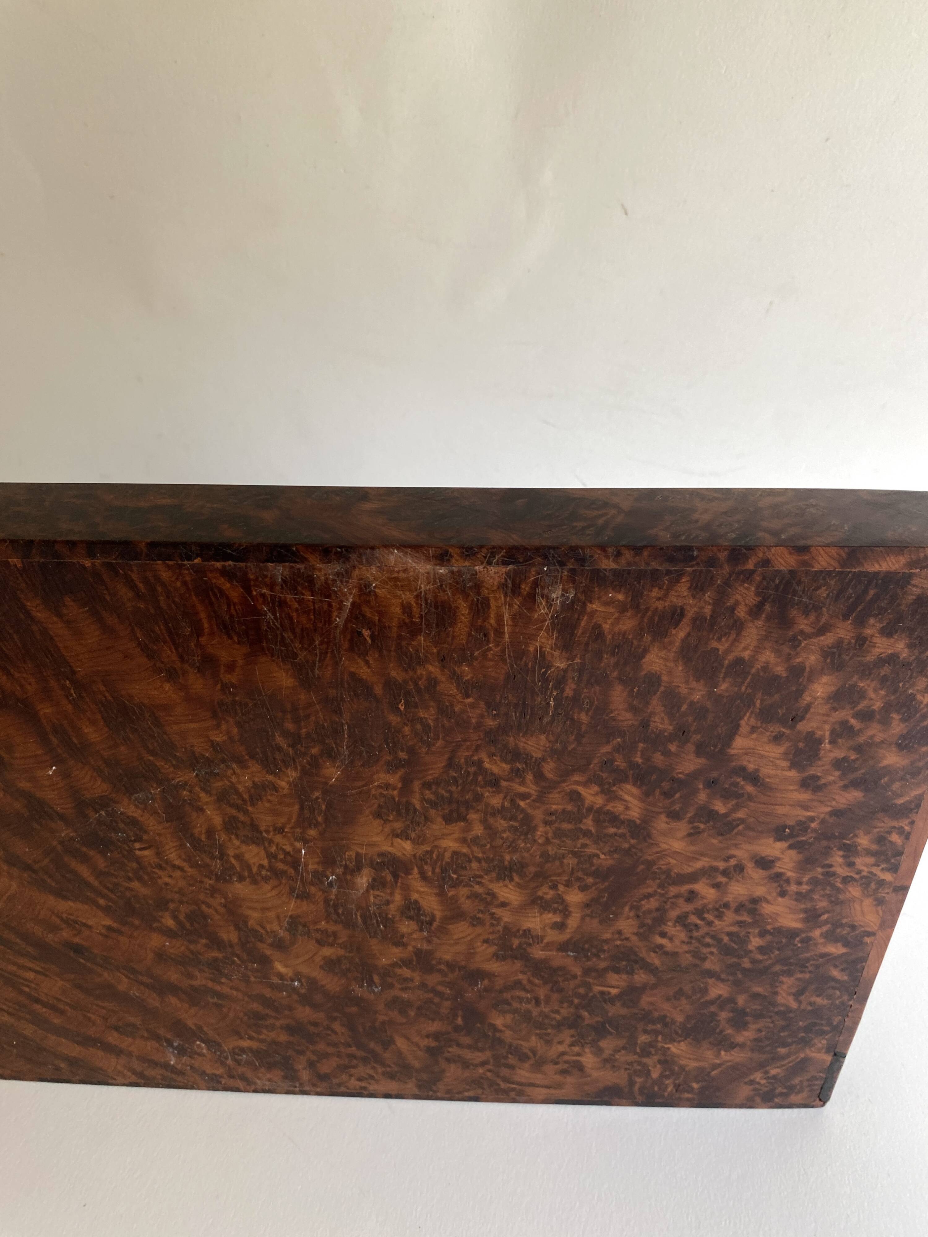Wooden burl tray