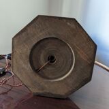 Large brutalist art deco Dudouyt style lamp
